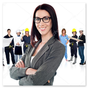 Brygada montażowa w terenie